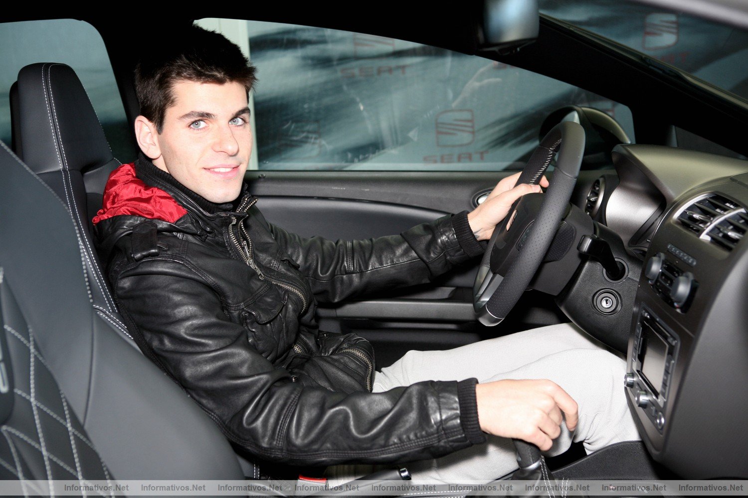 El piloto espaol, al volante del SEAT Len CUPRA R