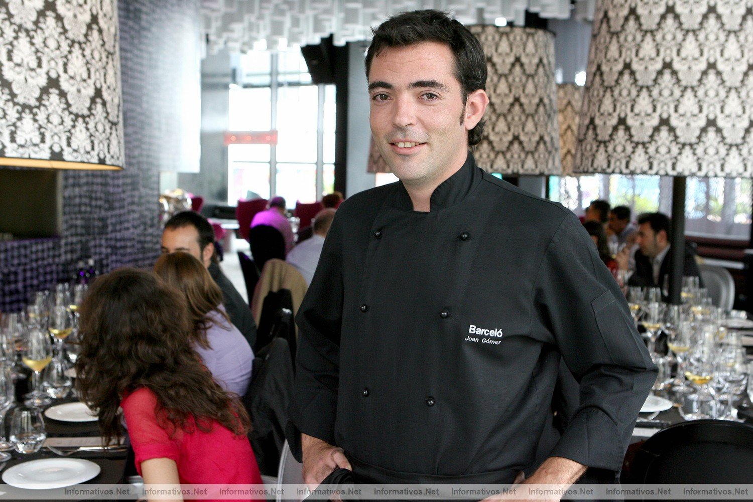Joan Gmez, chef del  B Lounge, en el hotel Barcel Raval.