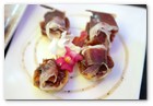 :: Pulse para Ampliar :: Novedades culinarias en el  B Lounge, del hotel Barceló Raval. Montaditos de Jamón de Jabugo