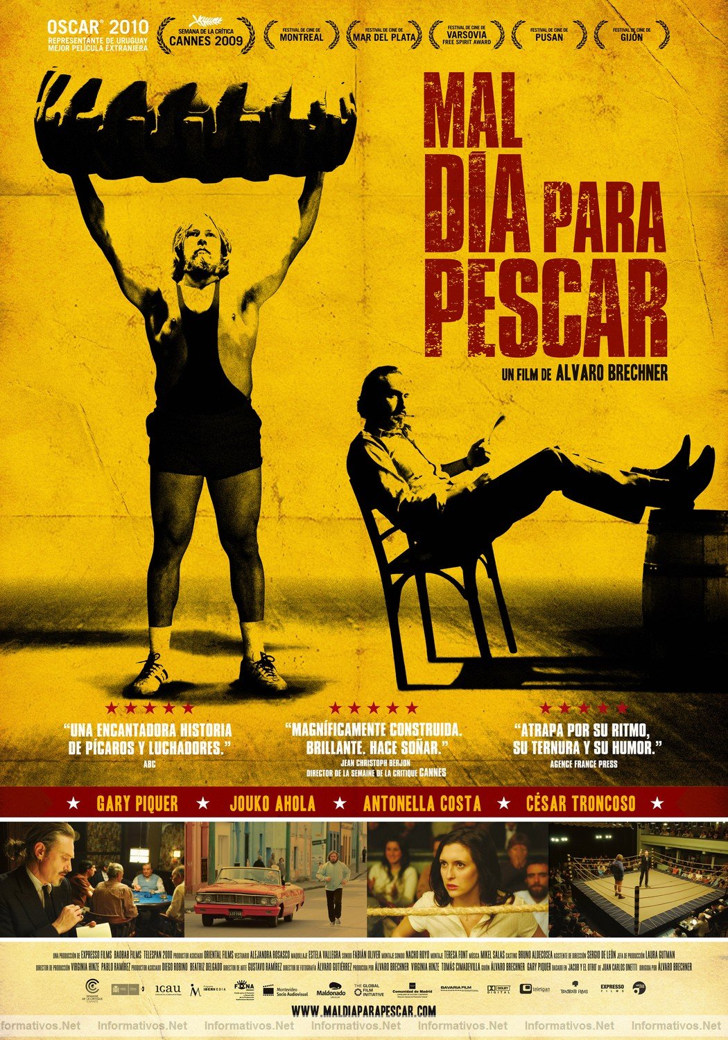 Cartel de "Mal da para pescar"