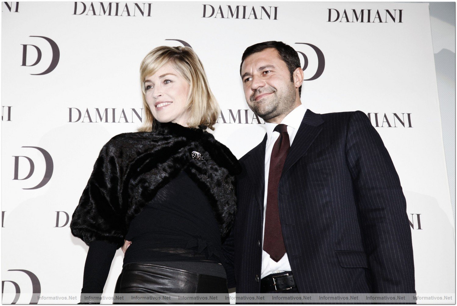 Sharon Stone y Giorgio Damiani en Tokyo - Presentacin del proyecto "Clean Water"