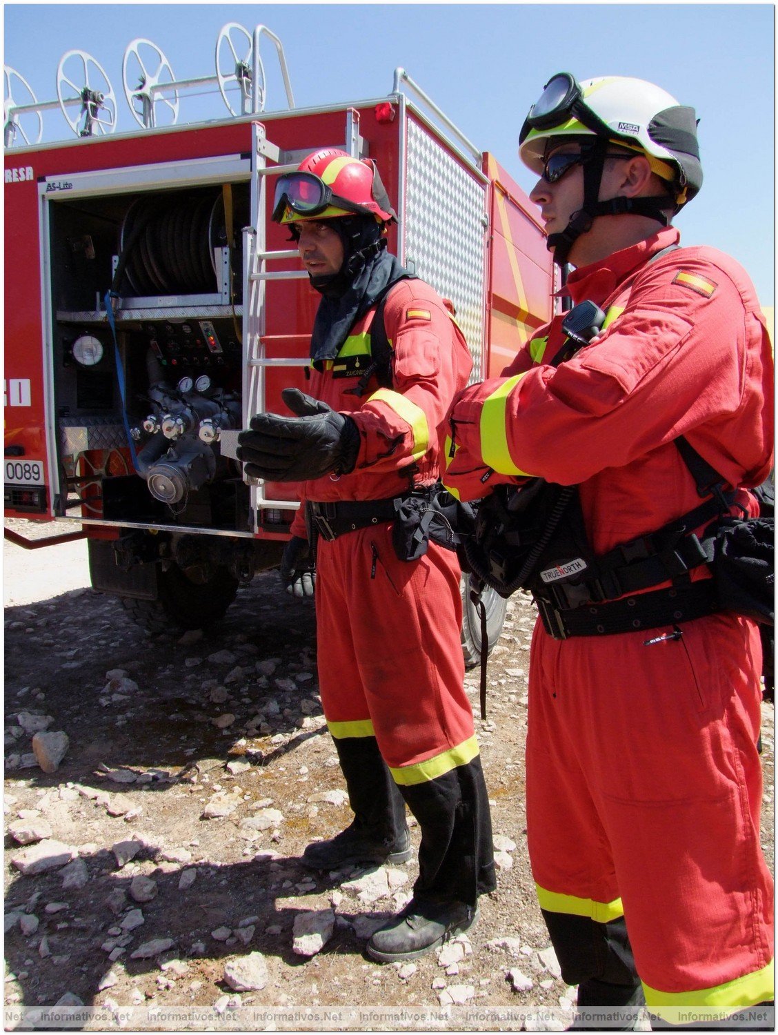 Simulacro de Incendio en Formentera