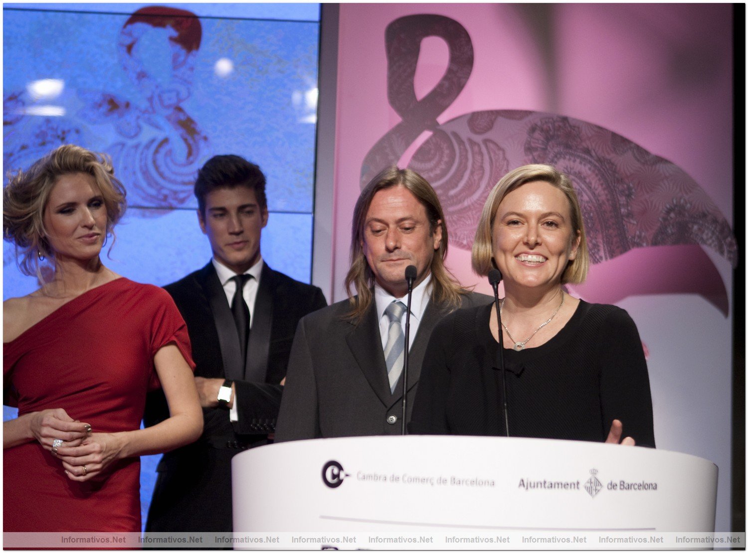 Premios Barcelona es Moda 09. Miquel Sard y Nuria Sard.