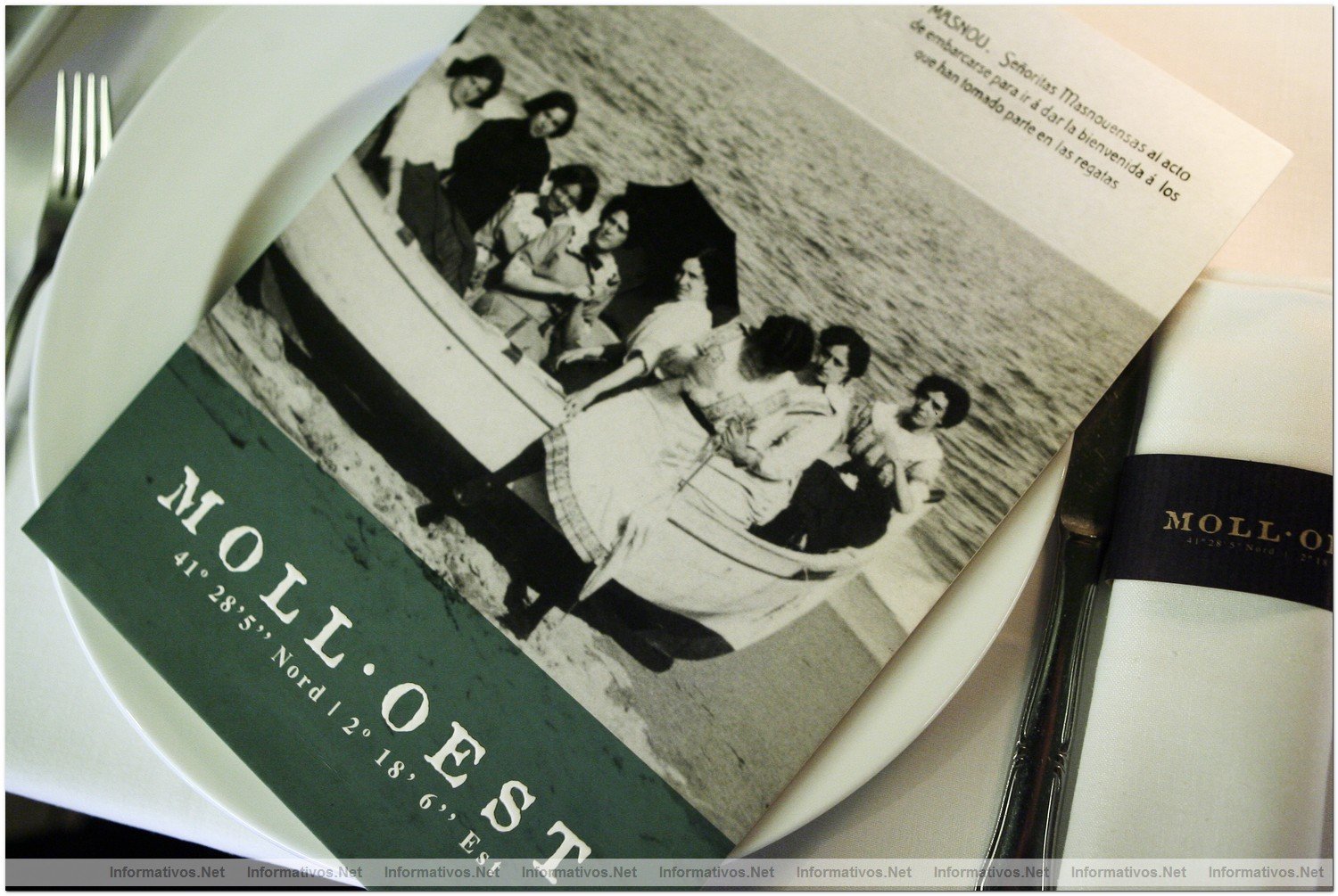 Restaurante 'Moll Oest' en el Puerto de Masnou (Barcelona)