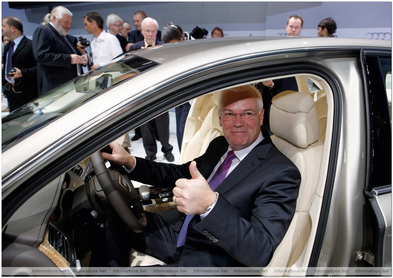 Presentacin del Audi A8 4.2 TDI quattro en Miami: Michael Dick (Directivo para el Desarrollo Tcnico de Audi AG)