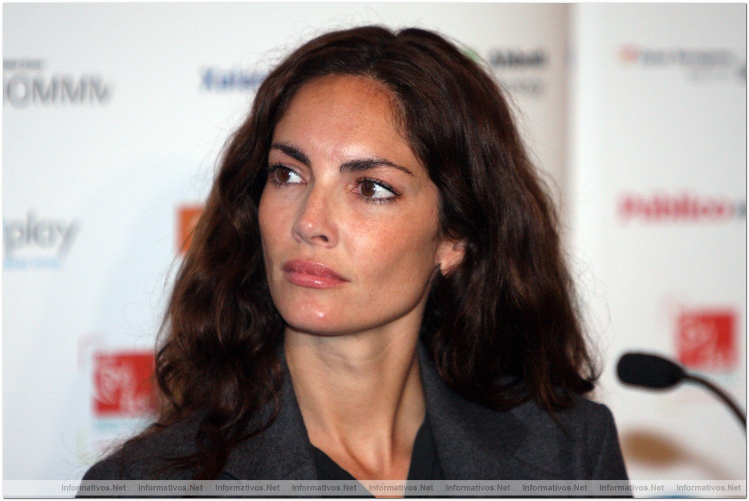 Concierto benfico "Demos la cara por el sida", promovido por la Fundacin Lucha contra el Sida: la modelo Eugenia Silva