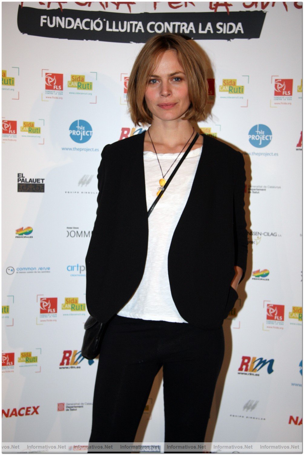 Concierto benfico "Demos la cara por el sida", promovido por la Fundacin Lucha contra el Sida: Vernica Blume (modelo)