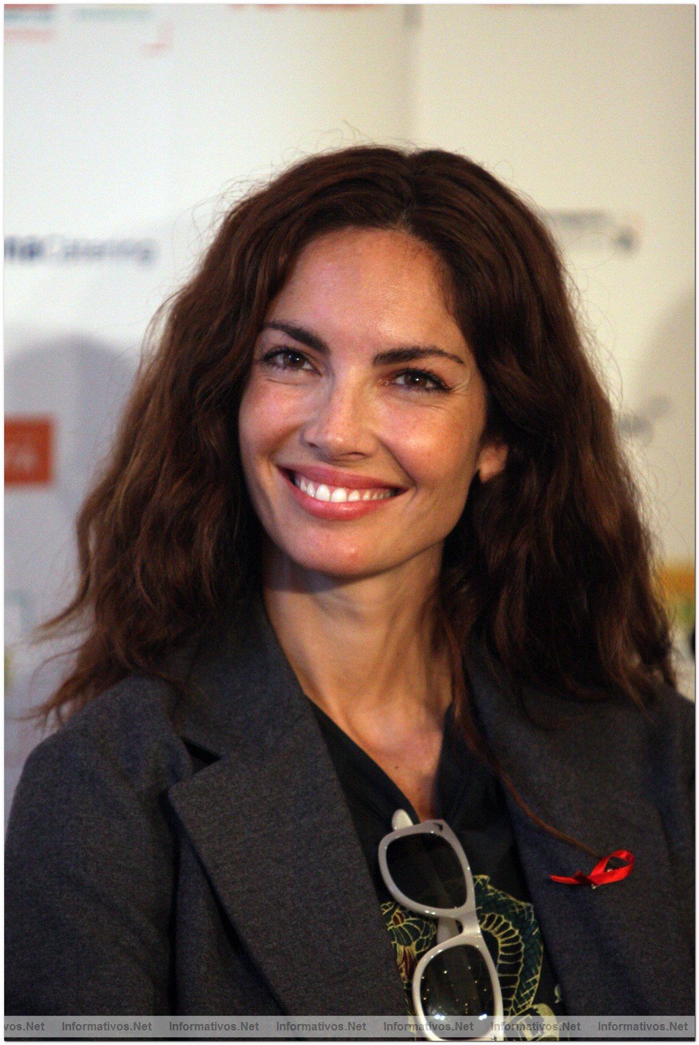 Concierto benfico "Demos la cara por el sida", promovido por la Fundacin Lucha contra el Sida: la modelo Eugenia Silva