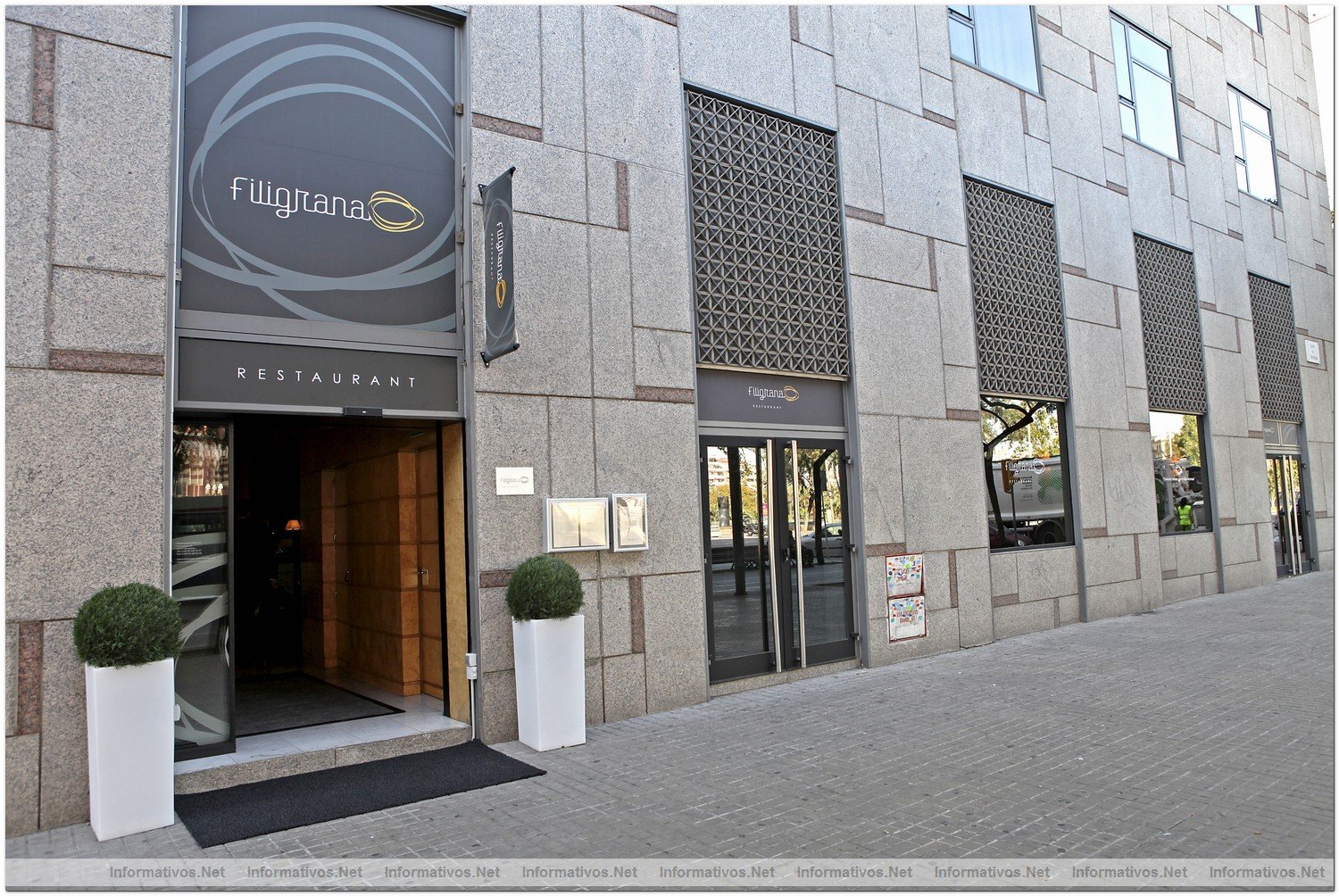 Restaurante Filigrana, en Barcelona. Excelentes productos con Denominacin de Origen y la autntica brasa de carbn.