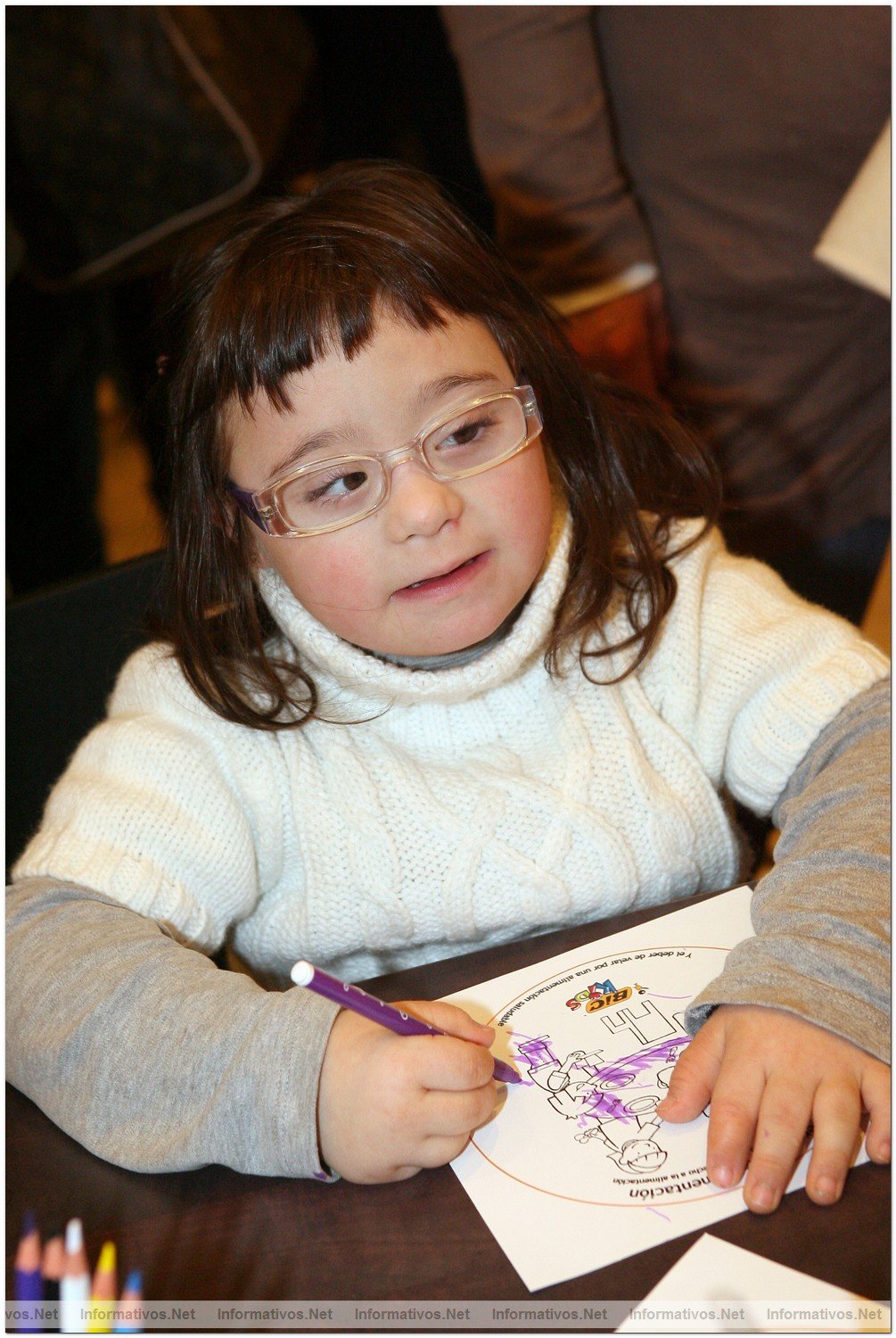 Presentacin del Calendario Talita 2010: concurso de dibujo infantil a favor de los derechos de los nios.