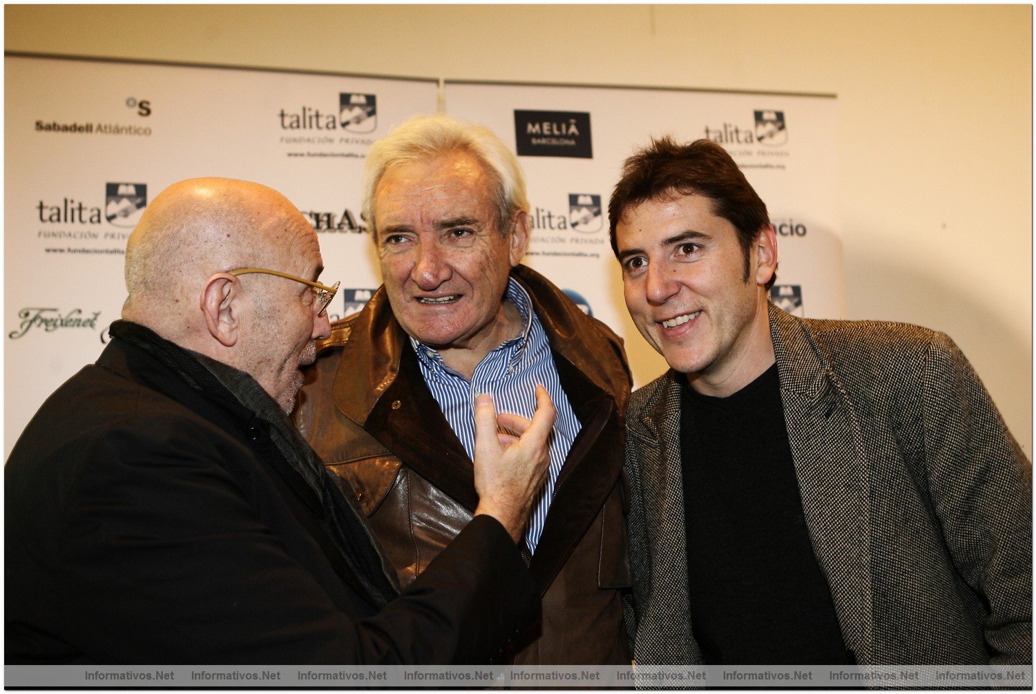 Presentacin del Calendario Talita 2010: Antonio Mir, Luis del Olmo y Manuel Fuentes