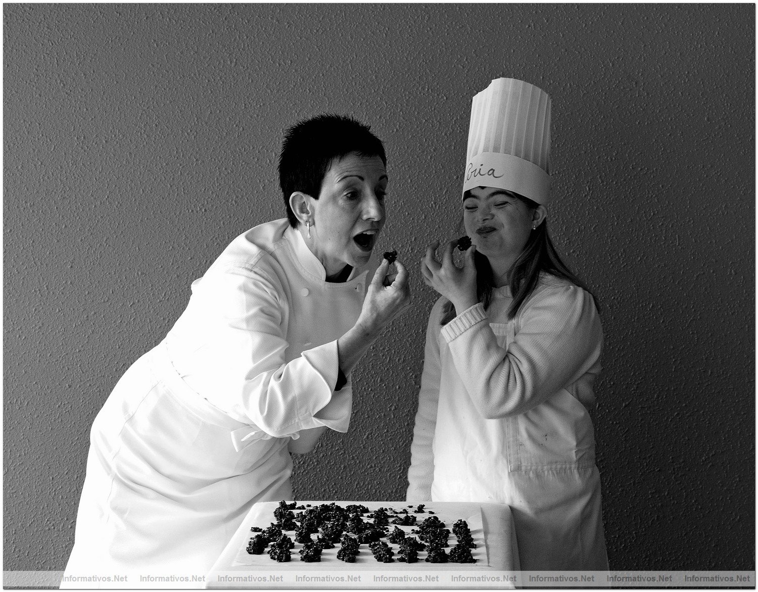 Presentacin del Calendario Talita 2010: Nria y Carme Ruscalleda (Febrero)
