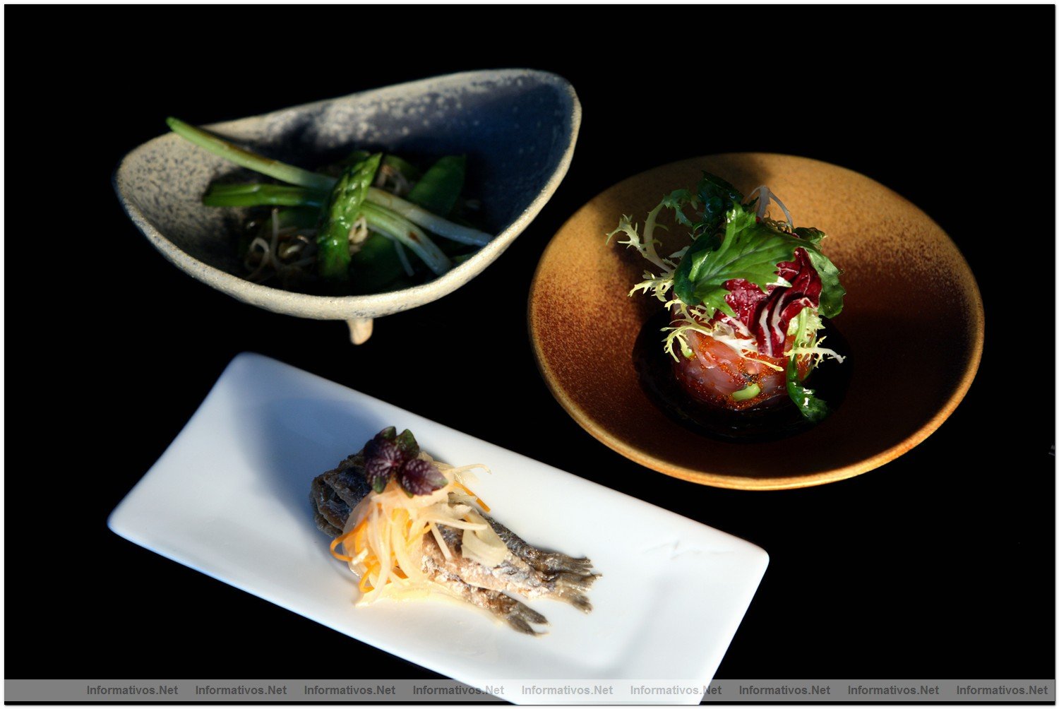Rte. OCHIO Barcelona: tapas elaboradas por el maestro Tan; Yukihiko Shidara