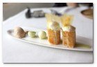 :: Pulse para Ampliar :: Rte. Icho, una revolución en cocina japonesa en Barcelona. Diversas texturas de Piña.