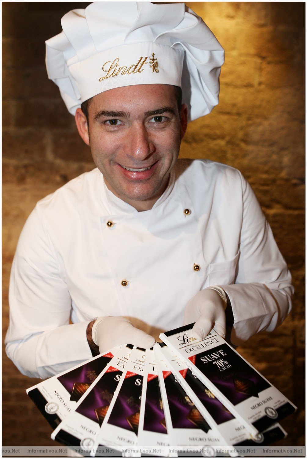 BCN15DIC09 | Presentacin del nuevo Lindt Excellence 70% cacao: David Palls -maestro chocolatero Lindt-