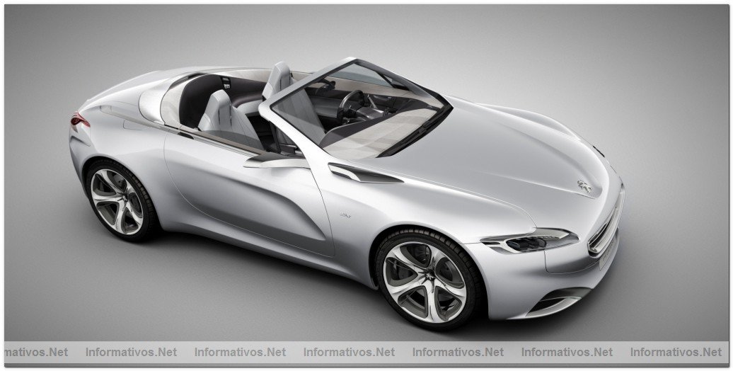 Concept SR1; este modelo encarna la ms fuerte, ms extrema y ms pura expresin del diseo Peugeot del futuro del Roadster Gran Turismo