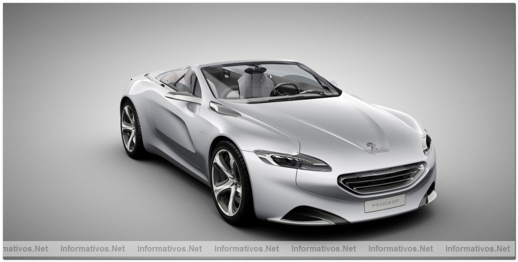 Concept SR1; este modelo encarna la ms fuerte, ms extrema y ms pura expresin del diseo Peugeot del futuro del Roadster Gran Turismo