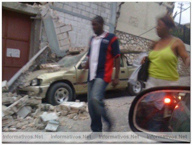 13ENE010 1:30 am.- Primeras imgenes del Terremoto de escala 7 sobre 10 que ha afectado a Porto Principe (Hait)