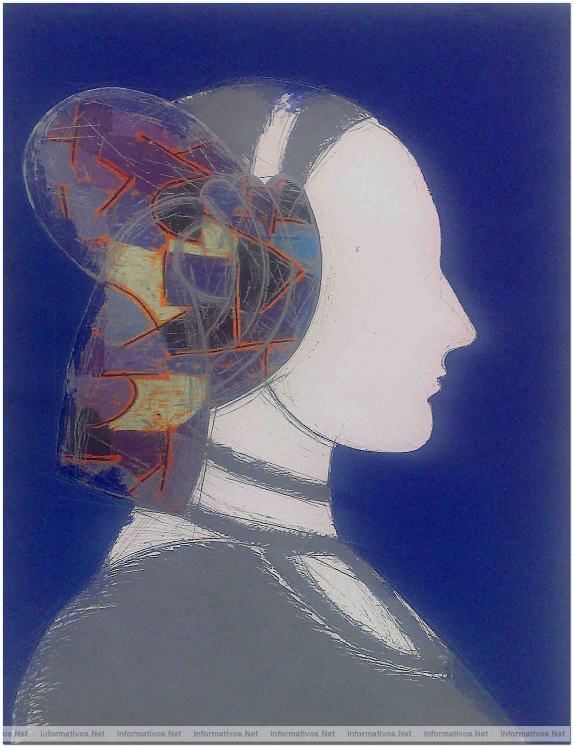 Perfil VII (2009). 13.000 euros Grabado de gran formato del valenciano Manolo Valds, uno de los artistas ms cotizados del mundo, editado en exclusiva por la Galera y Editorial madrilea hispnica.