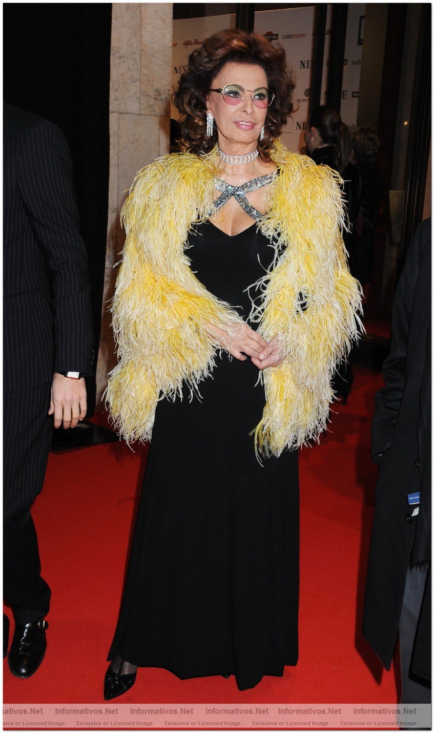 ROME - JANUARY 13:  Sophia Loren attends the Rome screening of 'NINE' co-hosted by Martini, at the Auditorium Conciliazione on January 13, 2010 in Rome, Italy.