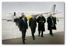 :: Pulse para Ampliar :: El Presidente de la Generalitat inaugura el nuevo aeropuerto Lleida-Alguaire (denominación internacional Lleida-Pirineos)