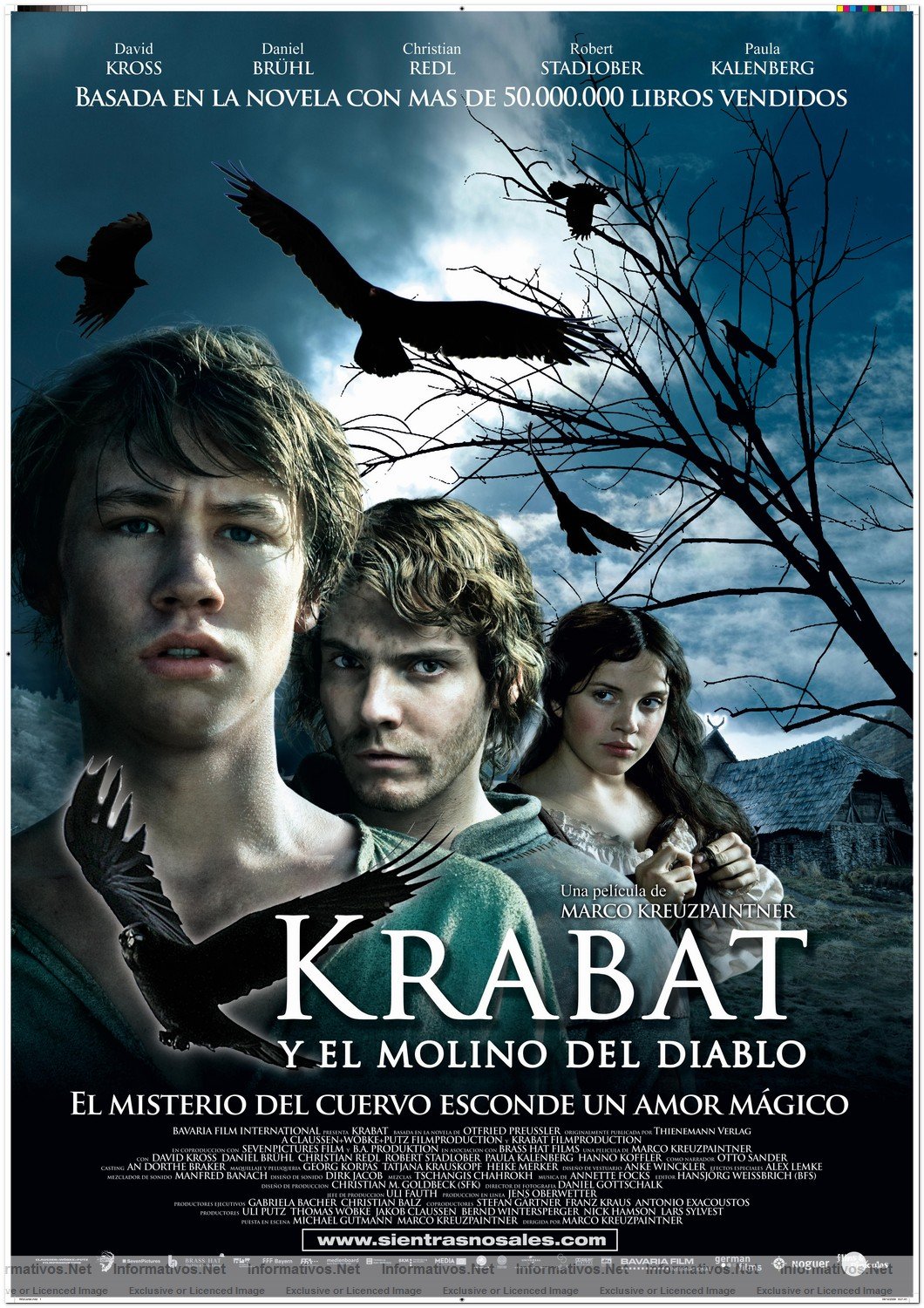 Cartel de "Krabat y el molino del diablo" estreno el viernes 29 enero de 2010