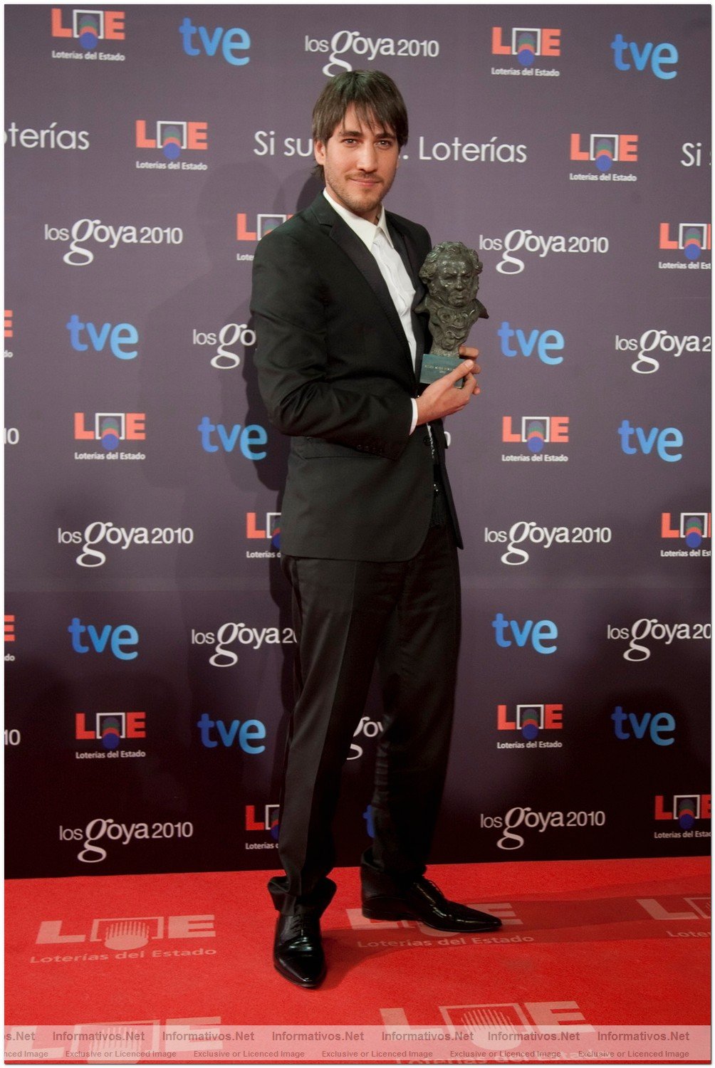 MAD14FEB010.- Premios Goya 2010. Alberto Ammann