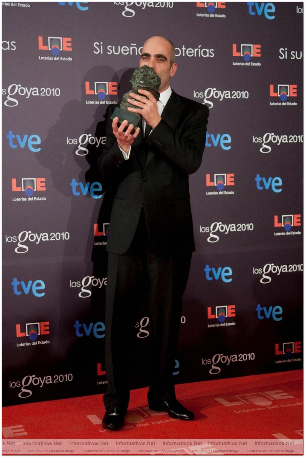 MAD14FEB010.- Premios Goya 2010. Luis Tosar