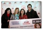 :: Pulse para Ampliar :: BCN16FEB010.- Fisherman’S Friend regala 6.000 euros para vivir una xperiencia xtrafuerte: Claudia García (Marketing FF), Araceli Segarra, Mª Eugenia Fdez. Baldomero y Jaume Batrian (Marketing FF)