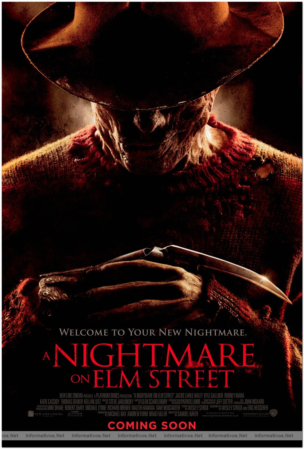 Pesadilla en Elm Street (el origen)-(Nightmare on Elm Street - remake): estreno 8 de Agosto