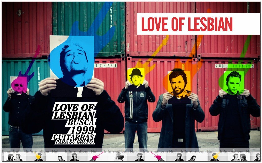Love Of Lesbian buscan 1999 guitarristas para su grupo: por primera vez en la historia de la m�sica espa�ola, un grupo realizar� un concierto con el acompa�amiento instrumental de 1999 fans