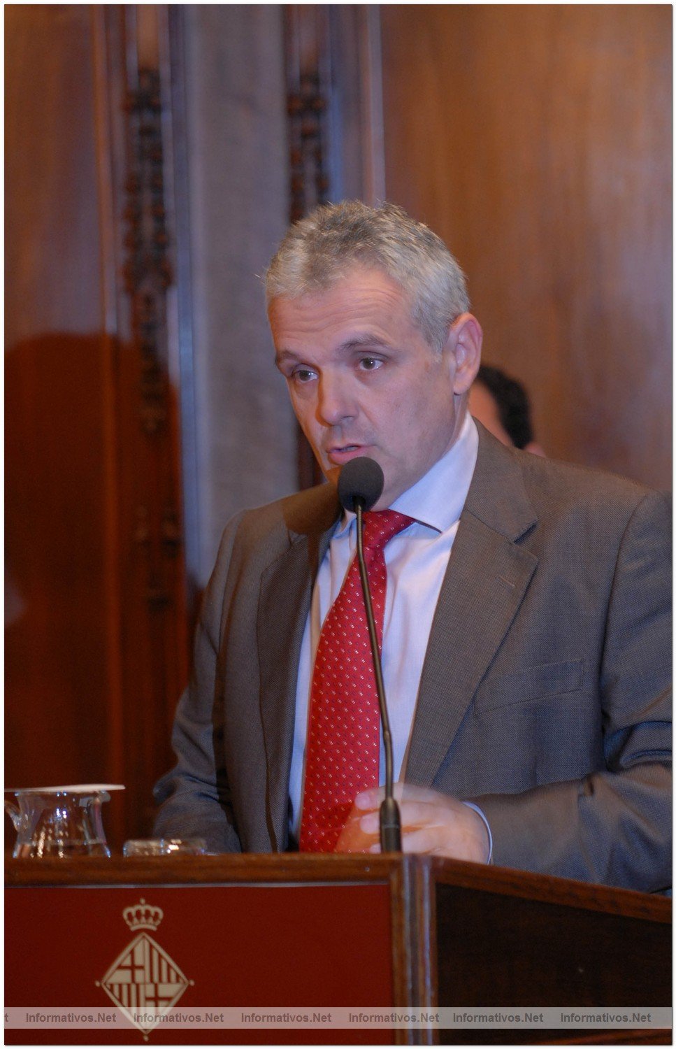 Presentacin del Barcelona Open BancoSabadell 58 Trofeo Conde de God: El Presidente de la Real Federacin Espaola de Tenis, Jos Luis Escauela