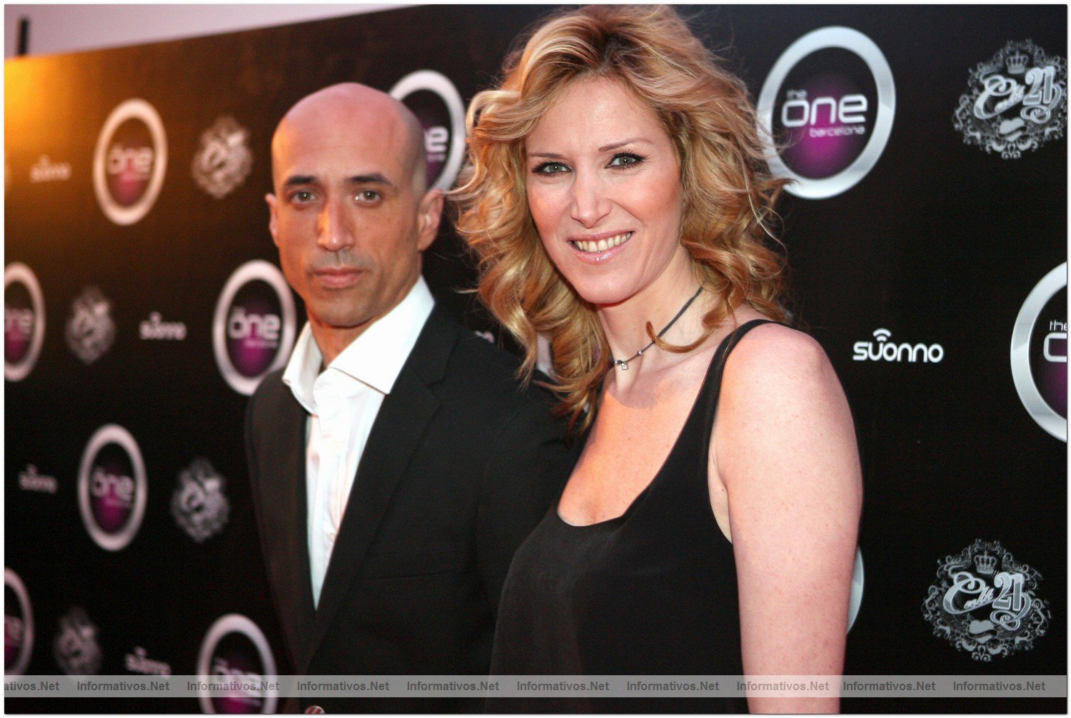 BCN04MAR010.- Inauguracin de "The One" Club Barcelona. Mark Sala, director del club, y Alejandra Prat.