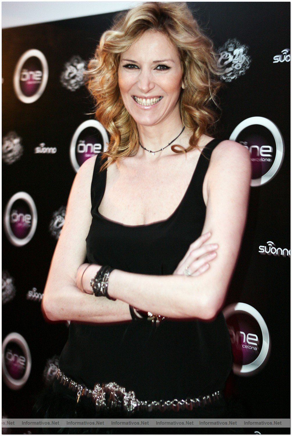 BCN04MAR010.- Inauguracin de "The One" Club Barcelona. Alejandra Prat.