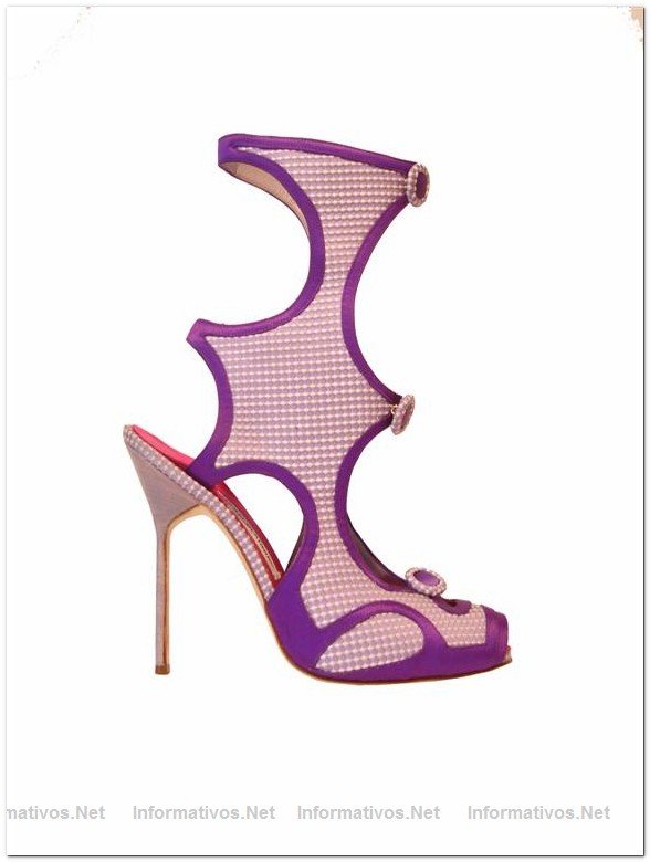 Coleccin 'Le Cirque' de Manolo Blahnik PV010.- Modelo Caviara