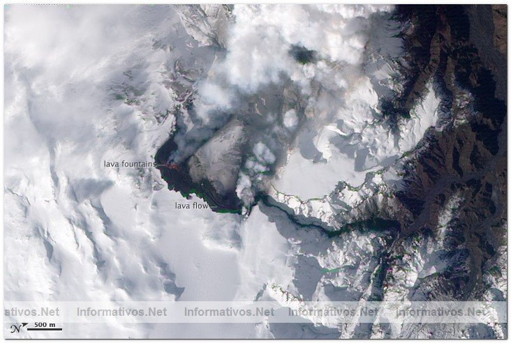 Nube de ceniza volcnica que ha invadido el espacio areo europeo tras la erupcin del volcn Eyjafjalla