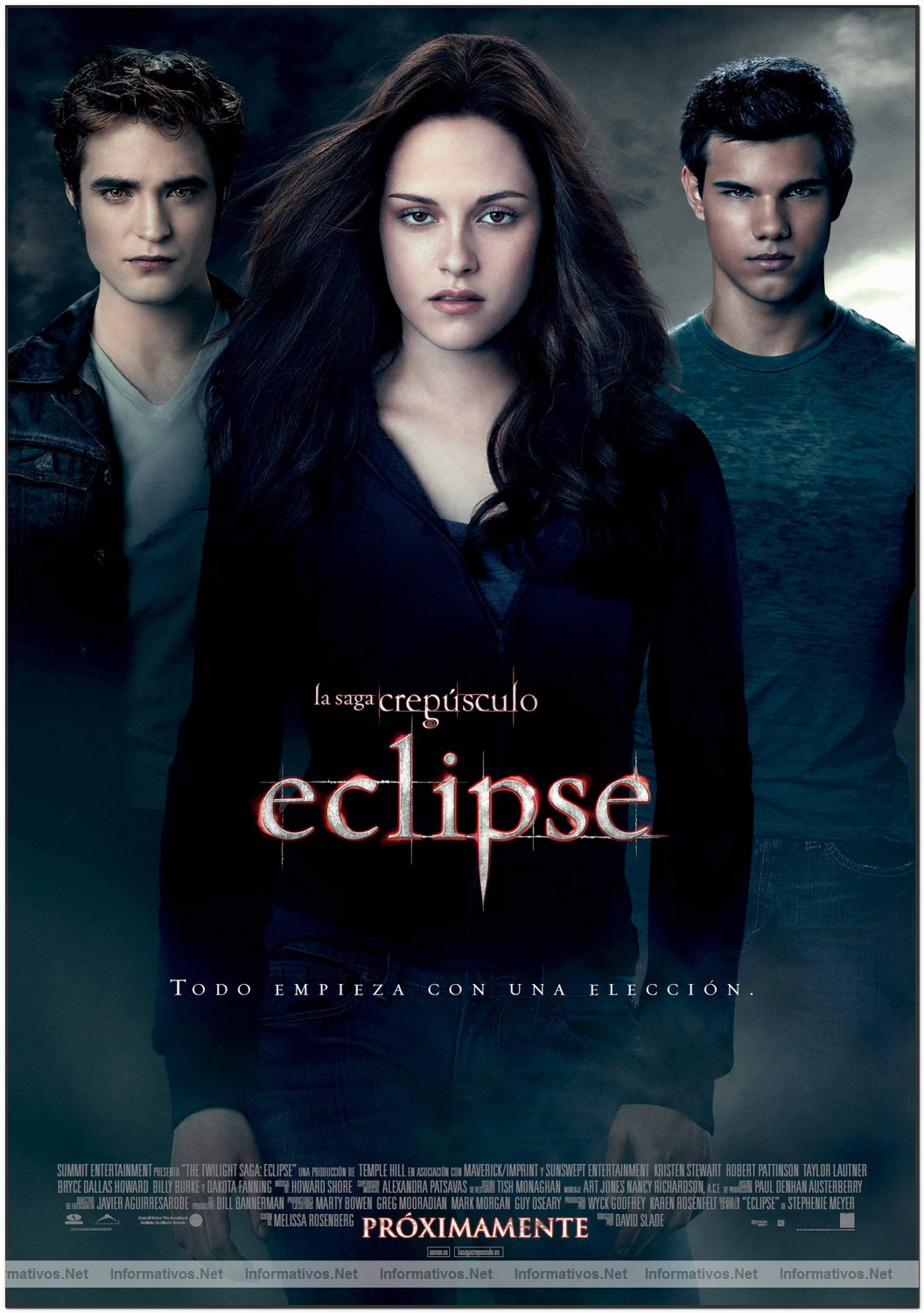 Cartel de la Saga Crepúsculo: Eclipse
