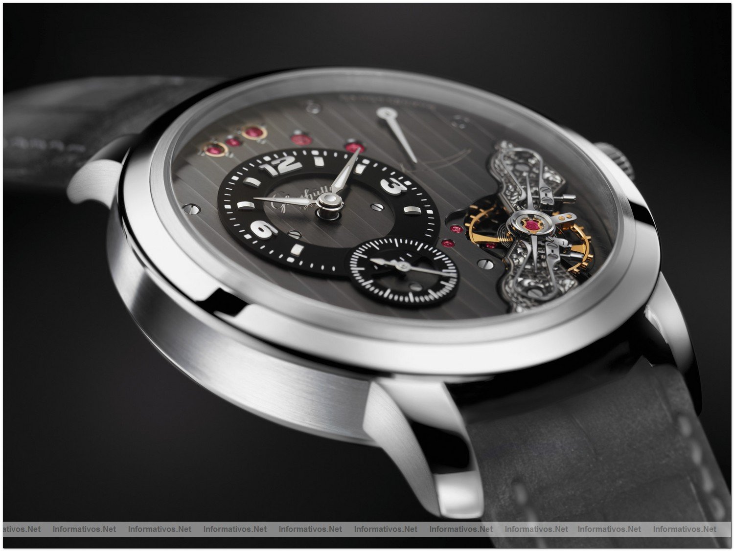 PanoInverse XL de Glashtte Original, deonde queda al descubiertro su interior como signo de carcter