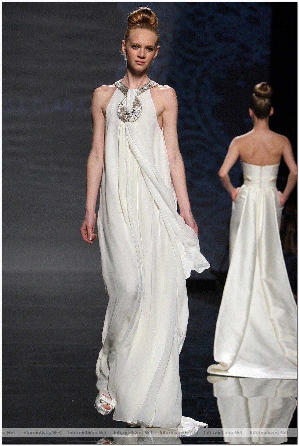 BCN18MAY010.- Coleccin 2011 Rosa Clar en la pasarela Bridal Week