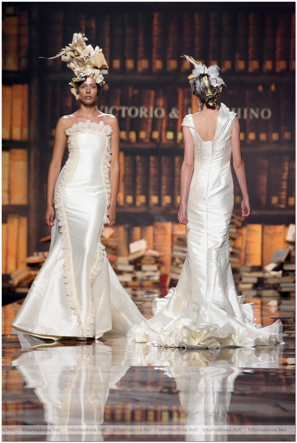 BCN18MAY010.- Barcelona Bridal Week - Pasarela Gaud Novias: Victorio & Lucchino 2011