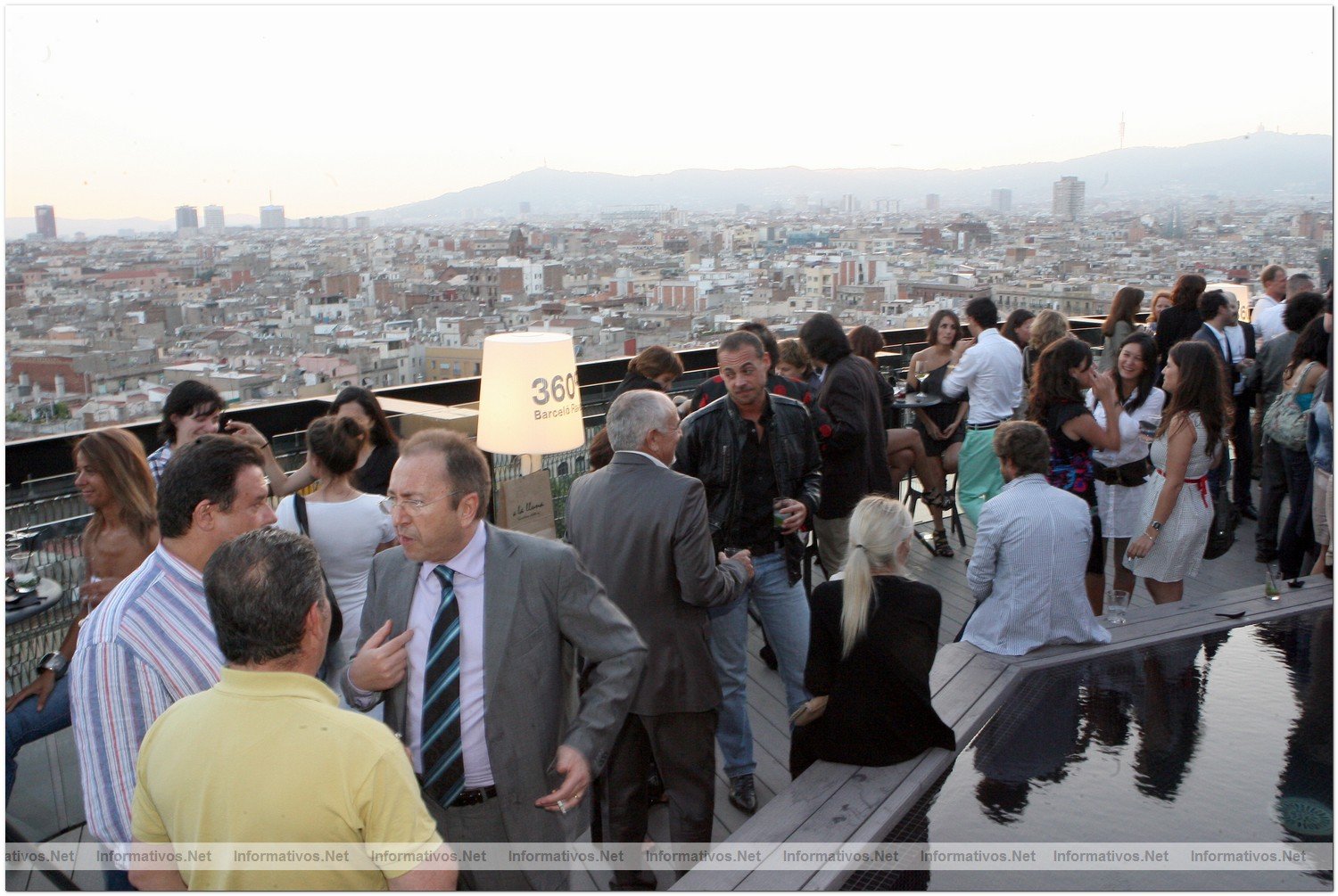 BCN2JUN010.- Inauguraci�n de la terraza 360� del Barcel� Rabal