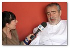 :: Pulse para Ampliar :: Blanes15JUN2010.- Entrevista al cocinero 7 estrellas Michelín Santi Santamaría