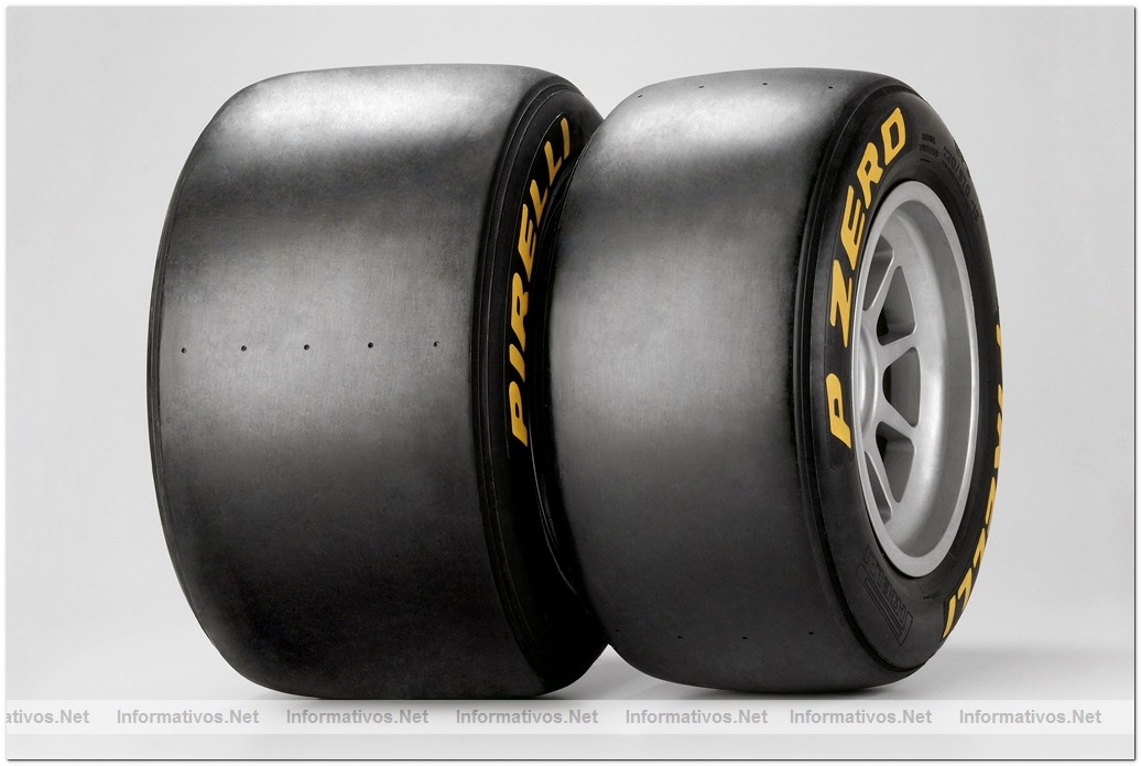 Pirelli  seleccionada proveedor único oficial de la Fórmula 1 entre 2011 y 2013: modelo GP3 slick