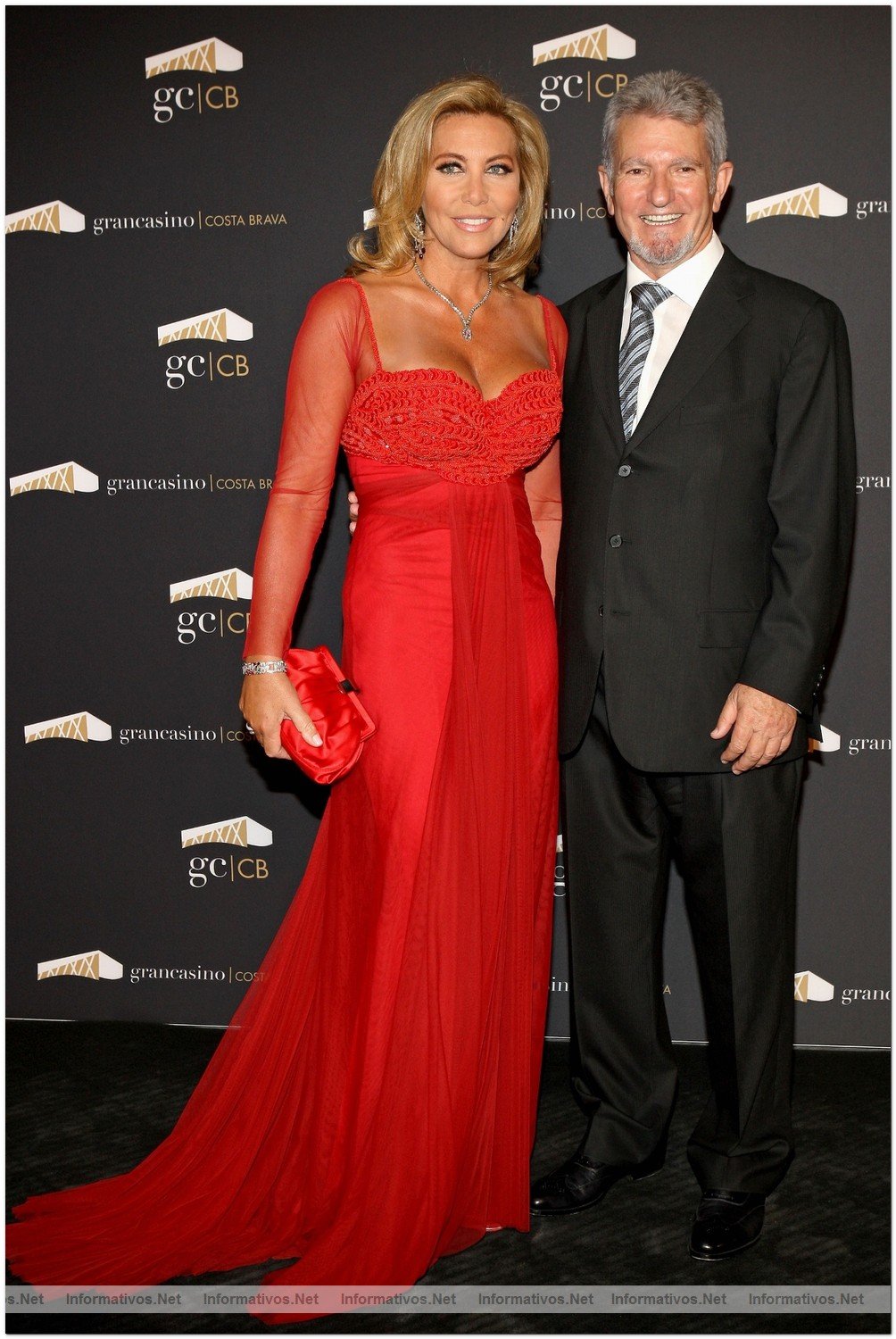 22JUL2010.- Inauguracin del Gran Casino Costa Brava: Norma Duval y Joan Lao, Presidente del Gran Casino Costa Brava.