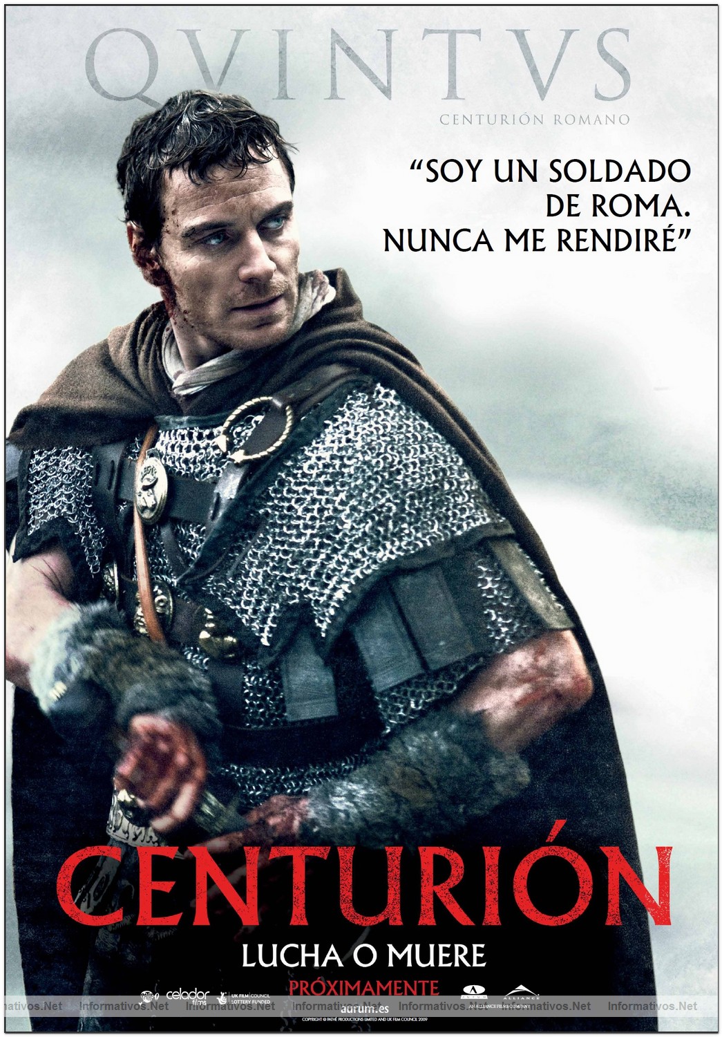 Propuesta de Cartel de "Centurión":  Estreno en España 20 de Agosto