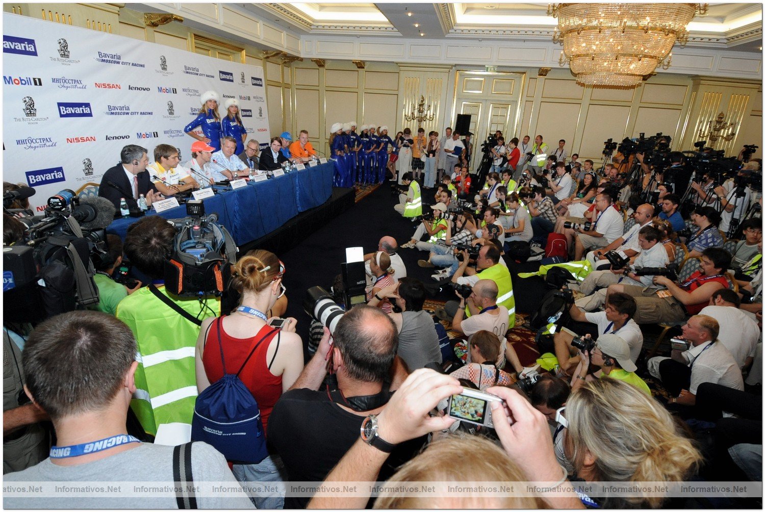 Bavaria Moscow City Racing 2010. Rueda de prensa