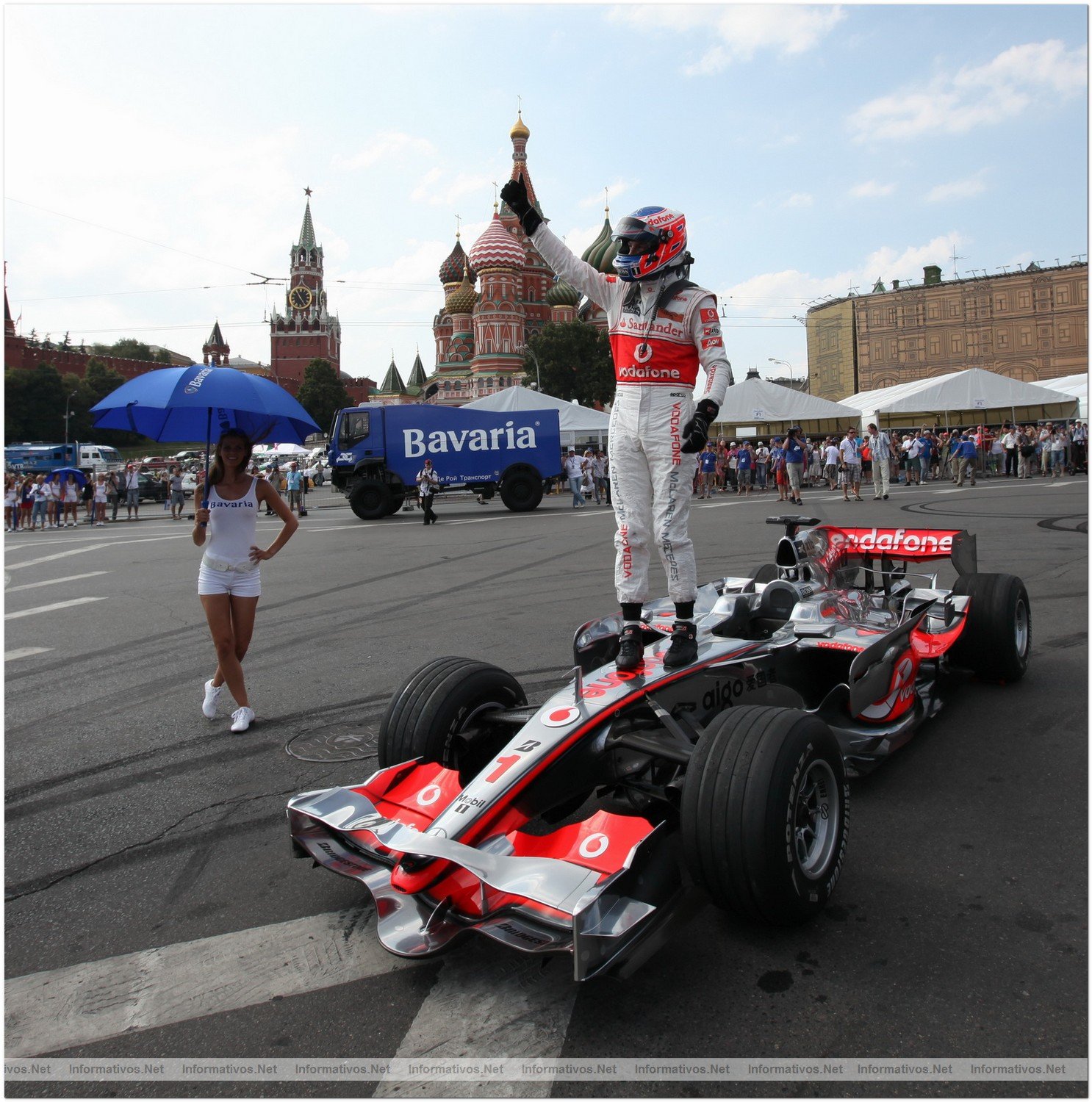 Bavaria Moscow City Racing 2010. Jenson Button