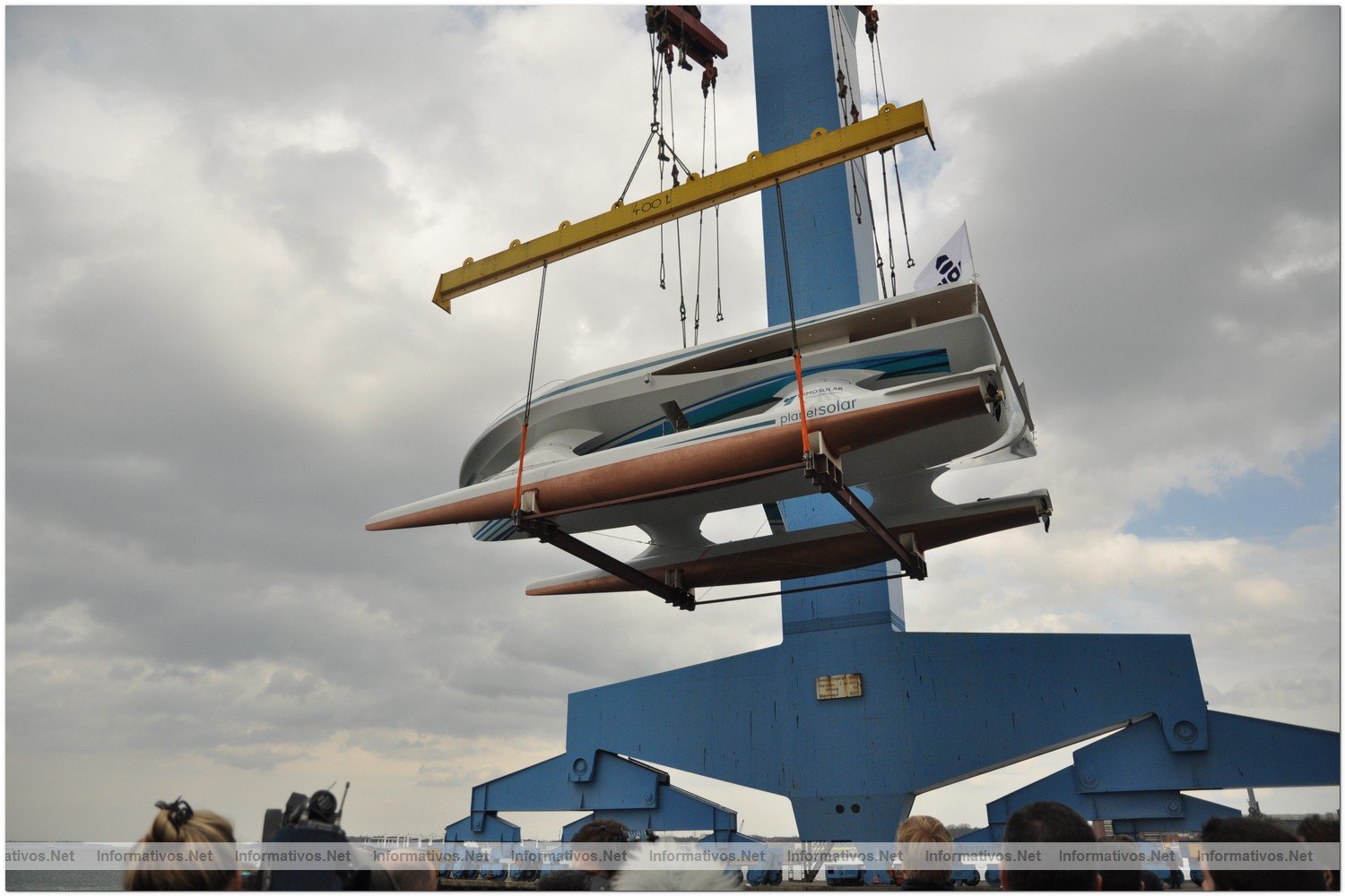 Botadura del MS TRANOR PlanetSolar, el mayor barco solar del mundo