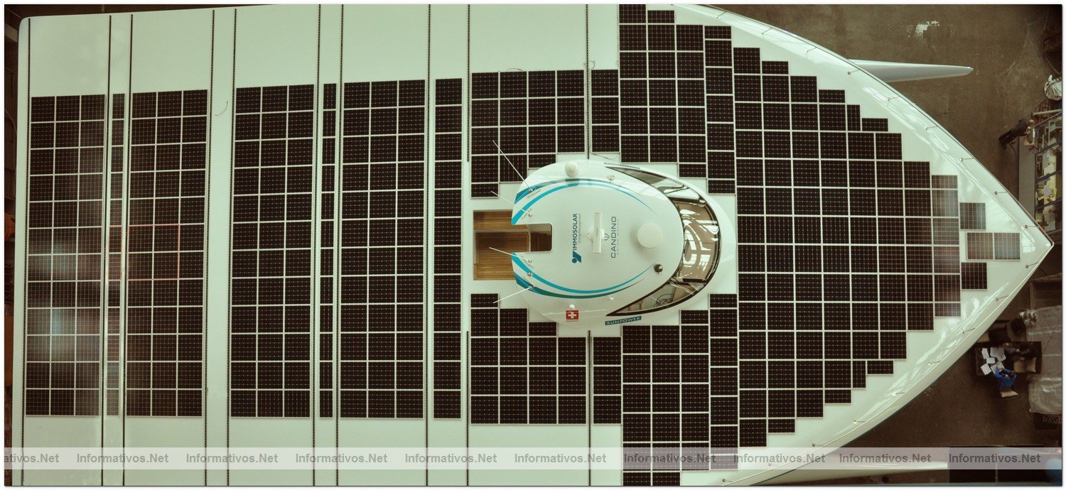 Construccin del MS TRANOR PlanetSolar, el mayor barco solar del mundo