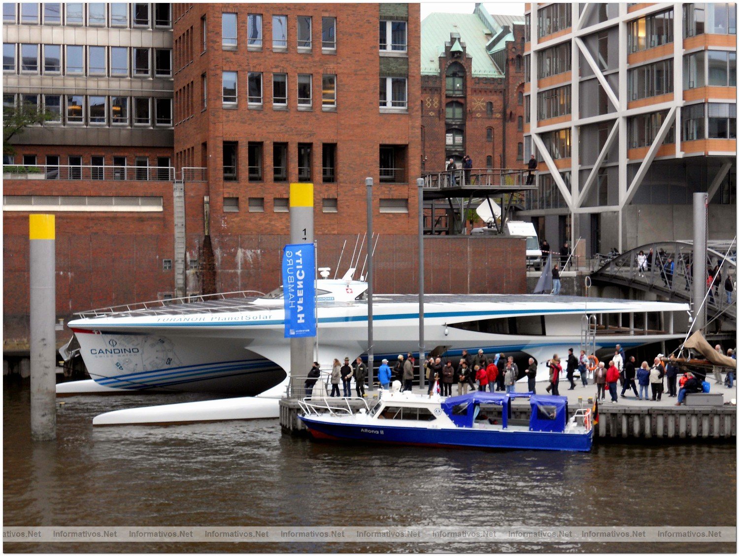 Botadura del MS TRANOR PlanetSolar, el mayor barco solar del mundo